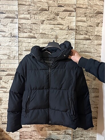 Diğer Siyah Şişme Mont