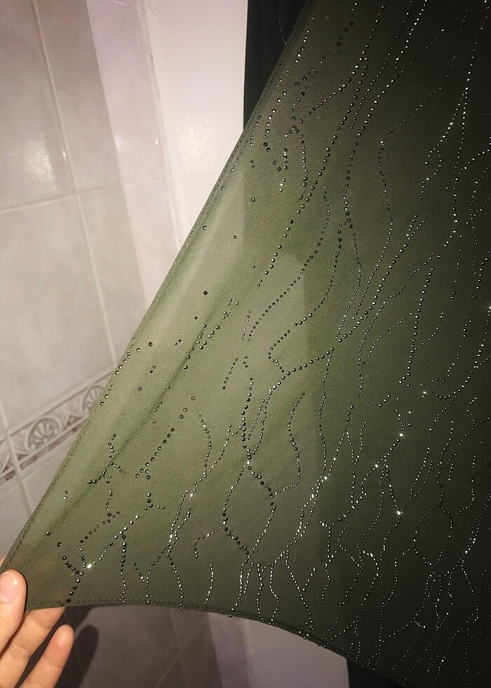 Büyük beden tesettür abiye - Görsel 2