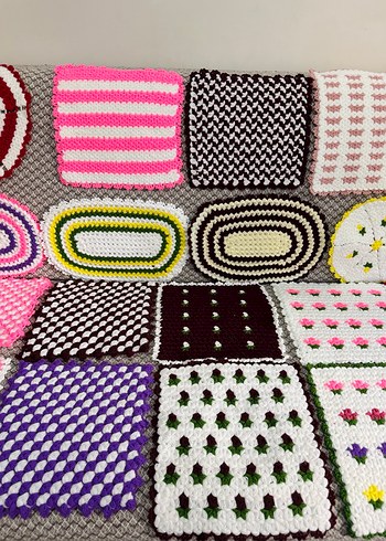 Renkli Örgü Banyo lifi - Görsel 3