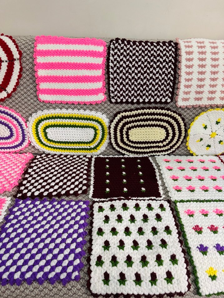 Renkli Örgü Banyo lifi - Görsel 3