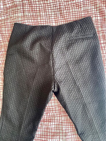 42 Beden siyah Renk Mango Kumaş Pantolon Özel Kumaş