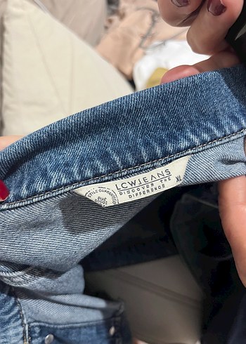 xl Beden Mavi Kadın Denim Ceket Fitted Kesim
