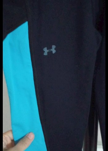 Mavi Detaylı Esnek Spor Tayt - Görsel 3