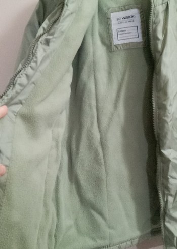 Erkek Çocuk Fermuarlı Yeşil Mont - Görsel 3