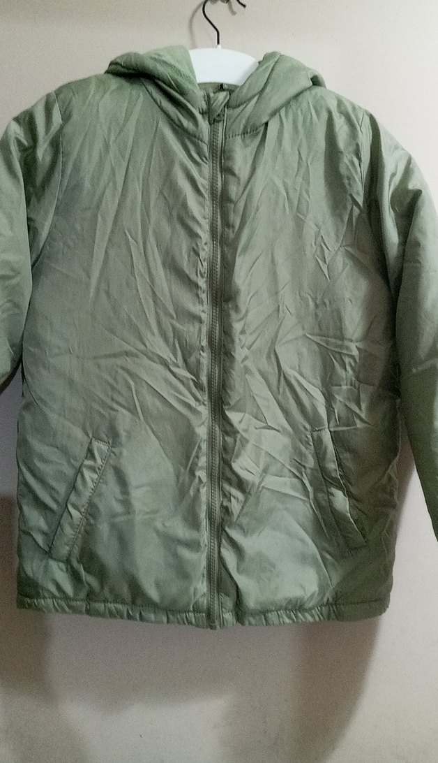 Erkek Çocuk Fermuarlı Yeşil Mont - Görsel 2