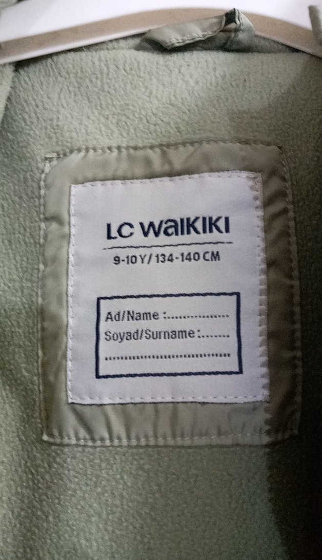 Erkek Çocuk Fermuarlı Yeşil Mont - Görsel 4