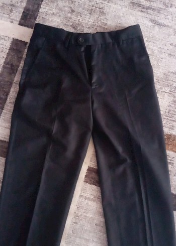 Siyah Pilili Erkek Ofis Pantolonu - Görsel 2