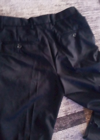 Siyah Pilili Erkek Ofis Pantolonu - Görsel 5