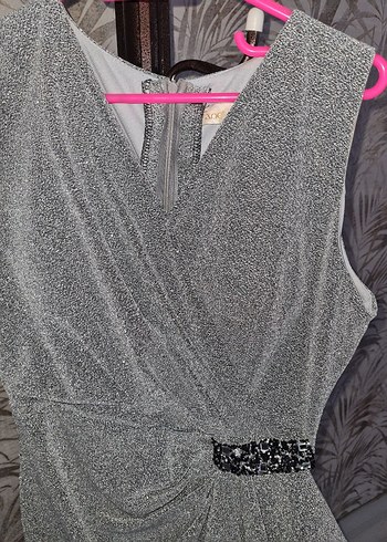 Gri Fermuarlı Kadın Kolsuz Mini Yelek - Görsel 3