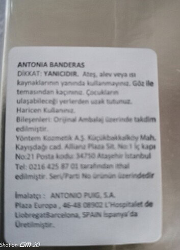 Diğer ANTONİO BANDERAS OF SEDUCTION ABSOLUTE ERKEK PARFÜM 