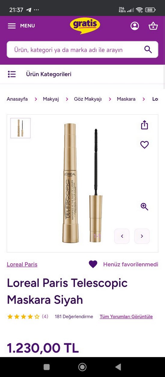 L'Oréal Paris Telescopic rimel - Görsel 4