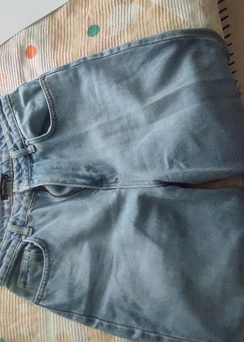 Trendyol & Milla Gevşek Kesim Yırtık Midi Kot Pantolon