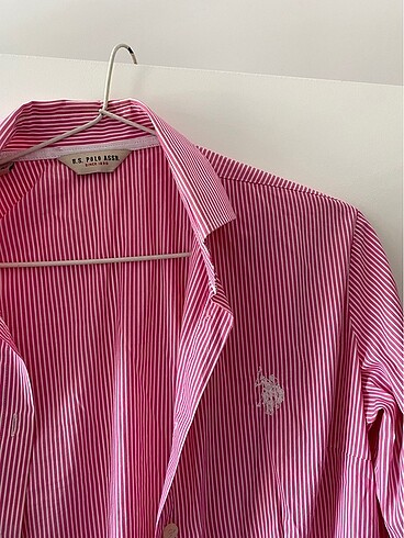 U.S Polo Assn. Pembe gömlek