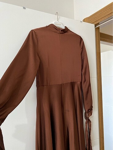 Saten elbise - Görsel 6