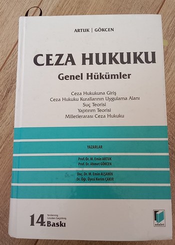 Ceza Hukuku Genel Hükümler - 14. Baskı