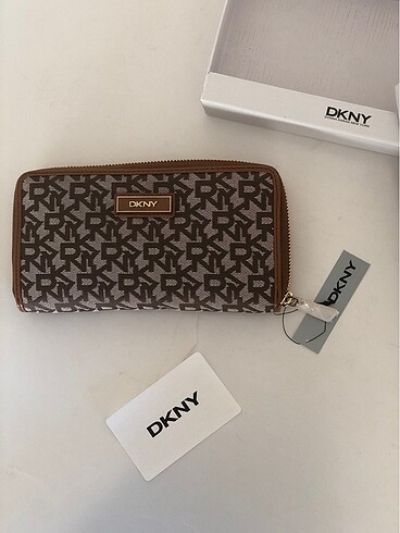  Beden camel Renk DKNY Cuzdan