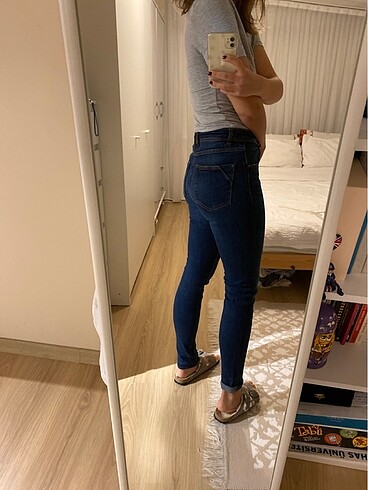 Zara Zara yüksel bel jean