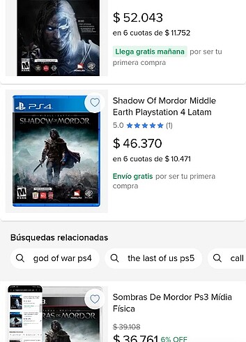 Sony ps 4 shadow mordor