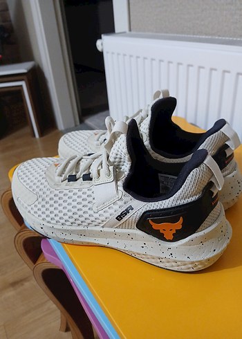 Under Armour Project Rock BSR 4 Beyaz Spor Ayakkabı - Görsel 6