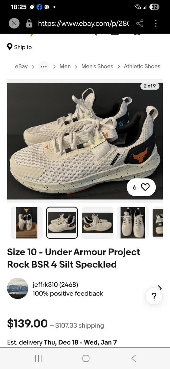 Under Armour Project Rock BSR 4 Beyaz Spor Ayakkabı - Görsel 2