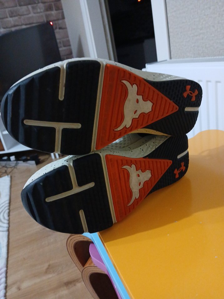 Under Armour Project Rock BSR 4 Beyaz Spor Ayakkabı - Görsel 5