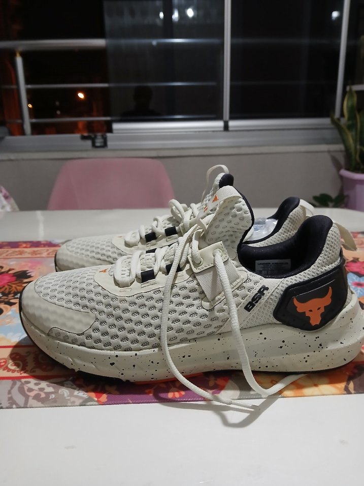 Under Armour Project Rock BSR 4 Beyaz Spor Ayakkabı - Görsel 3