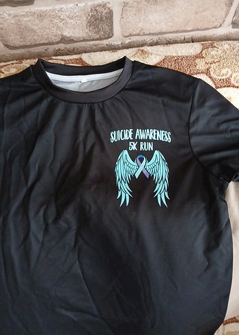 Baskılı Siyah Kısa Kollu thisirt - Görsel 2