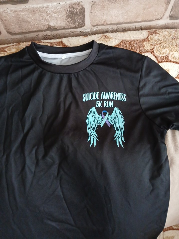 Baskılı Siyah Kısa Kollu thisirt - Görsel 2