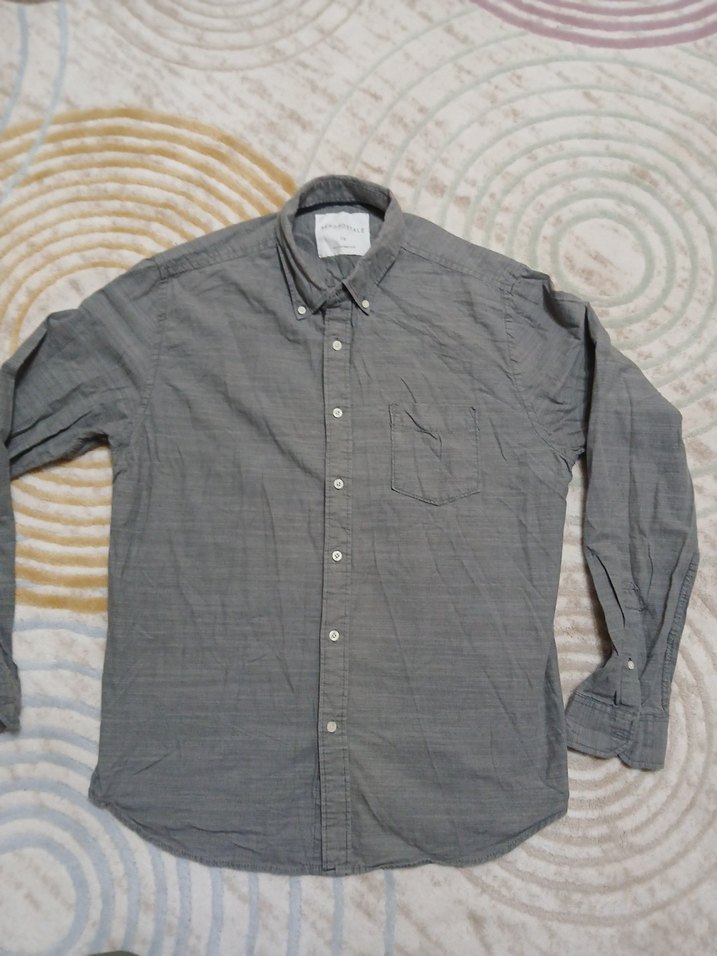 Aeropostale Erkek Uzun Kollu Denim Gömlek l - Görsel 3