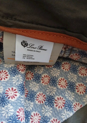 Vintage Loro Piana Keten Pamuk Pantolon - Görsel 7