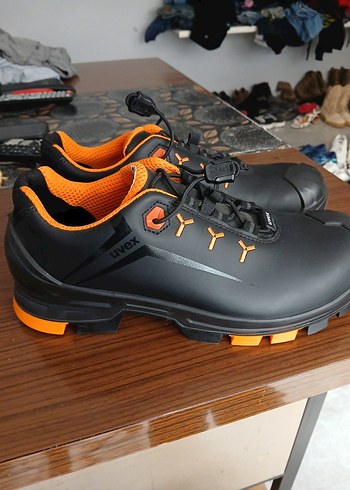 Uvex 6502 Laced Biker Outdoor Ayakkabı Turuncu - Görsel 4