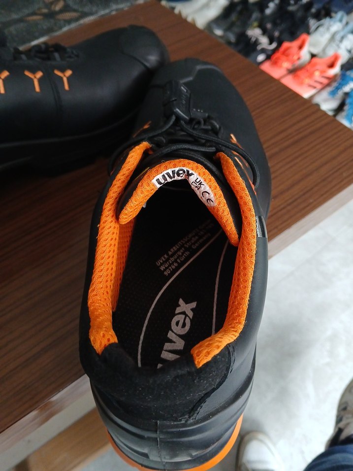 Uvex 6502 Laced Biker Outdoor Ayakkabı Turuncu - Görsel 5