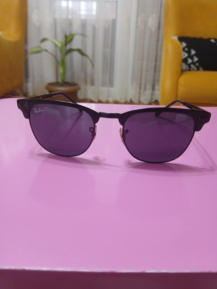 Ray Ban RB 3716 Clubmaster Metal Polarize Gözlük - Görsel 3
