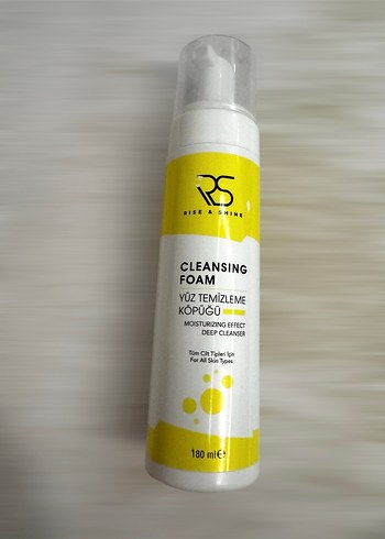 Rise and shine Yüz Temizleme Köpüğü 180 ml