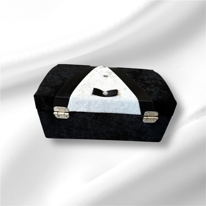 Kadife damat bohçası sandığı - Görsel 3