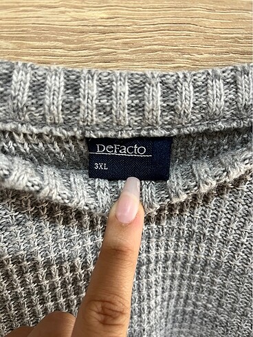 3xl Beden erkek gri kazak