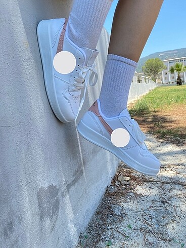 Nike Beyaz-Pembe Kadın Sneaker Ayakkabı