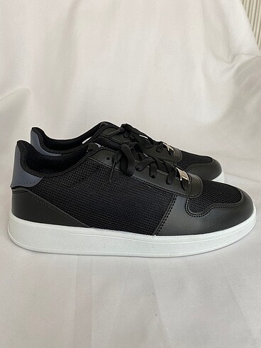 44 Beden Siyah Fileli Erkek Sneaker Ayakkabı