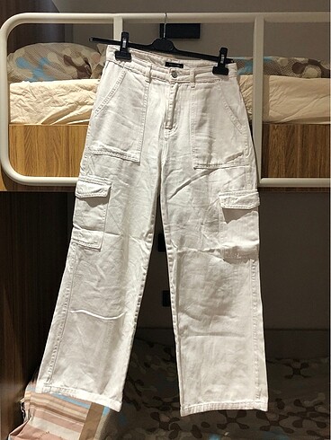 Trendyolmilla beyaz straight pantolon