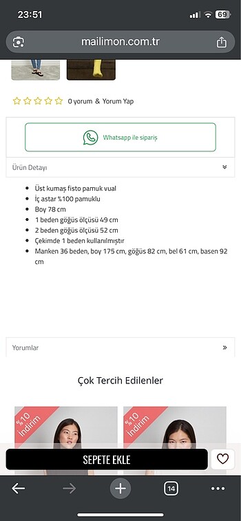 38 Beden mavi Renk Mavi Limon Brode Tunik