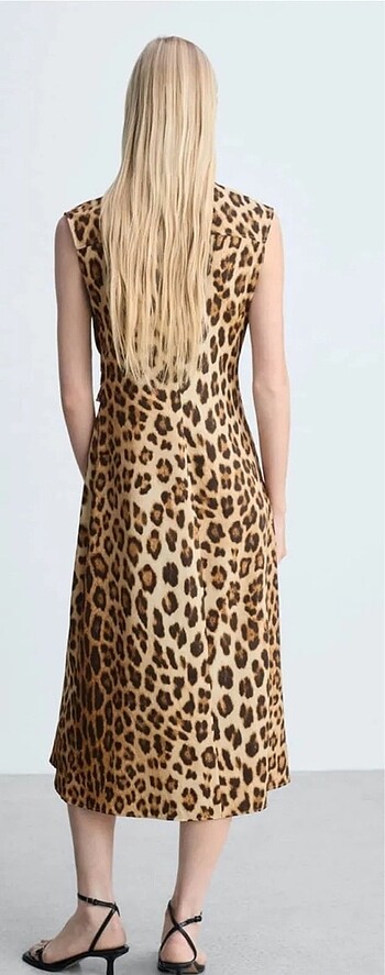 Mango Leopar elbise