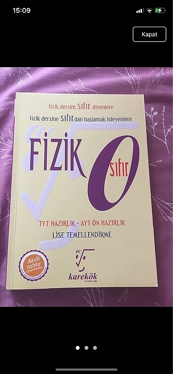 Fizik 0 sıfır karekök yayıncılık