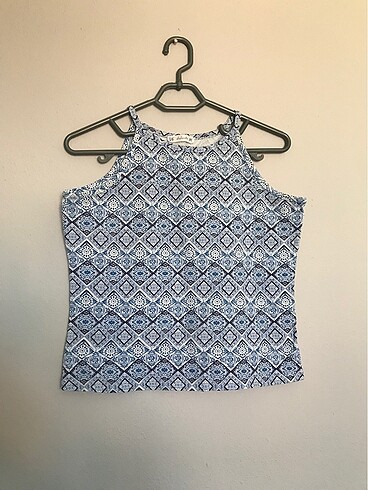 Halter yaka bluz - Görsel 5