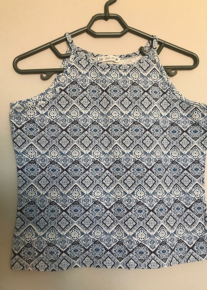 Halter yaka bluz - Görsel 4