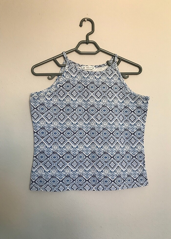 Halter yaka bluz - Görsel 5