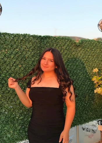 Siyah Straplez Midi Mezuniyet Elbisesi - Görsel 5