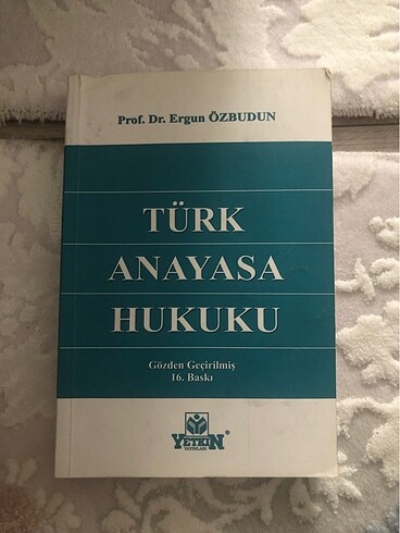 Türk anayasa hukuku prof. Dr . Ergun Özbudun