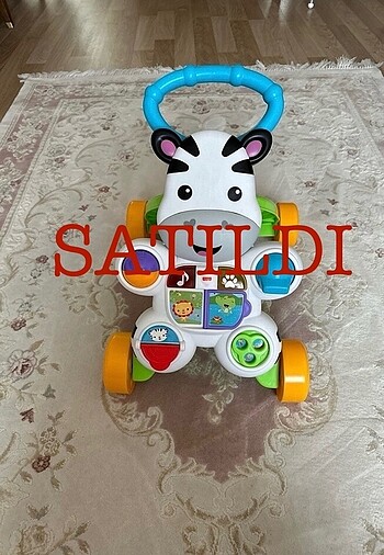 SATILDI Fisher price zebra yürüme arkadaşı