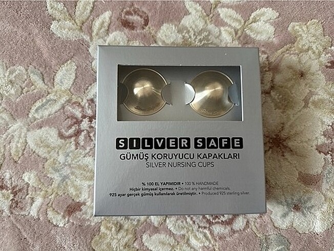 Silver safe gümüş (nikelsiz) göğüs ucu kapağı