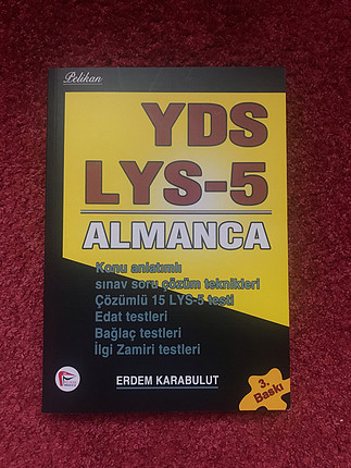 Diğer Pelikan yayıncılık almanca yds-5 kitabı